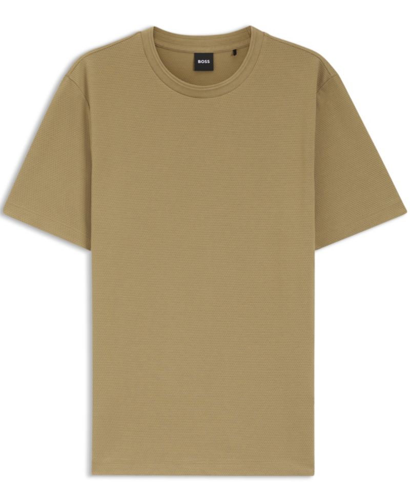 Men's Cotton-Blend Bubble-Jacquard T-Shirt