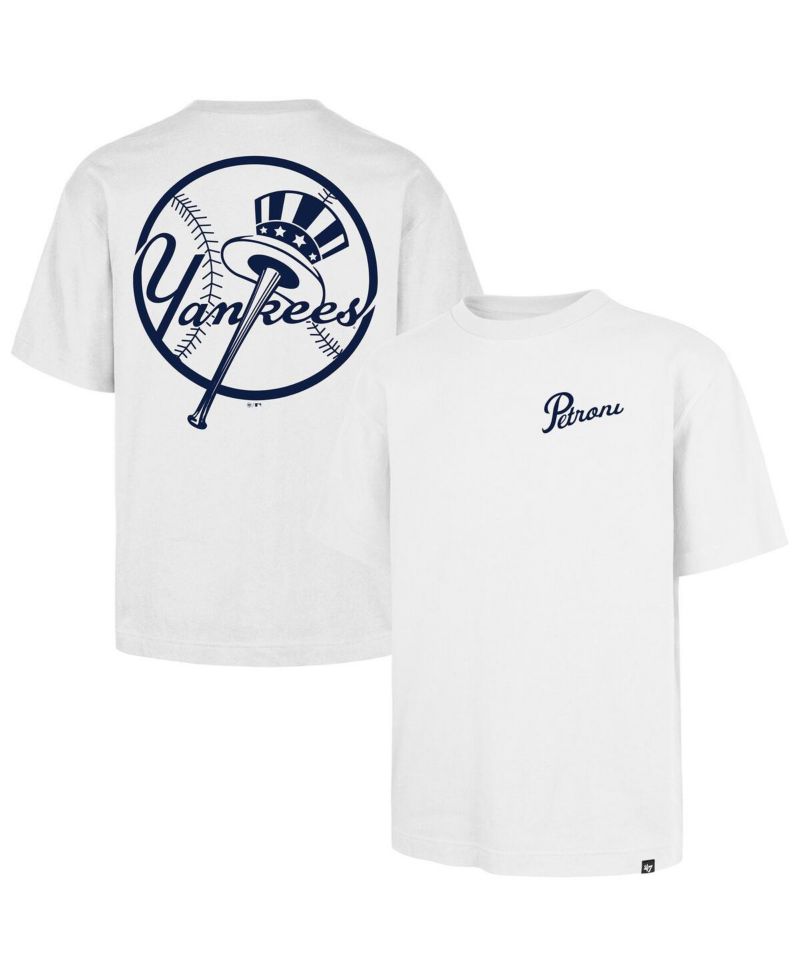 Men's White New York Yankees Petroni Foundation T-Shirt