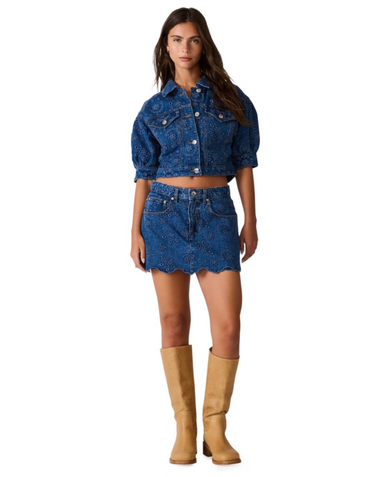 Women's Delilah Eyelet Non-Stretch Skort