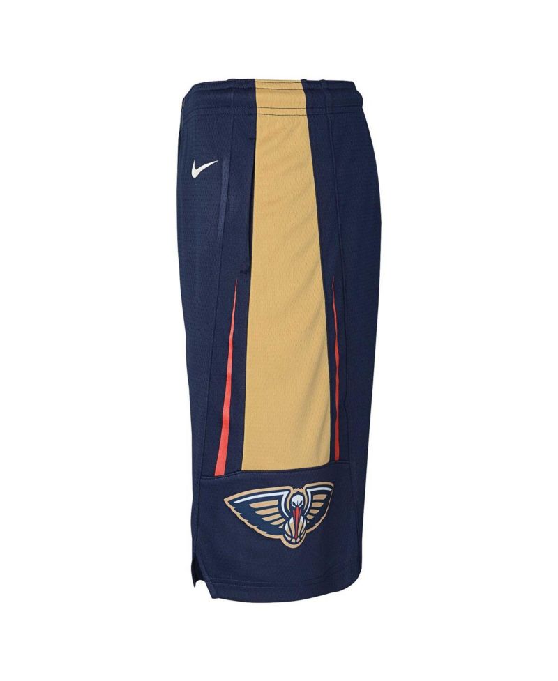 Big Boys and Girls Navy New Orleans Pelicans Swingman Performance Shorts – Icon Edition