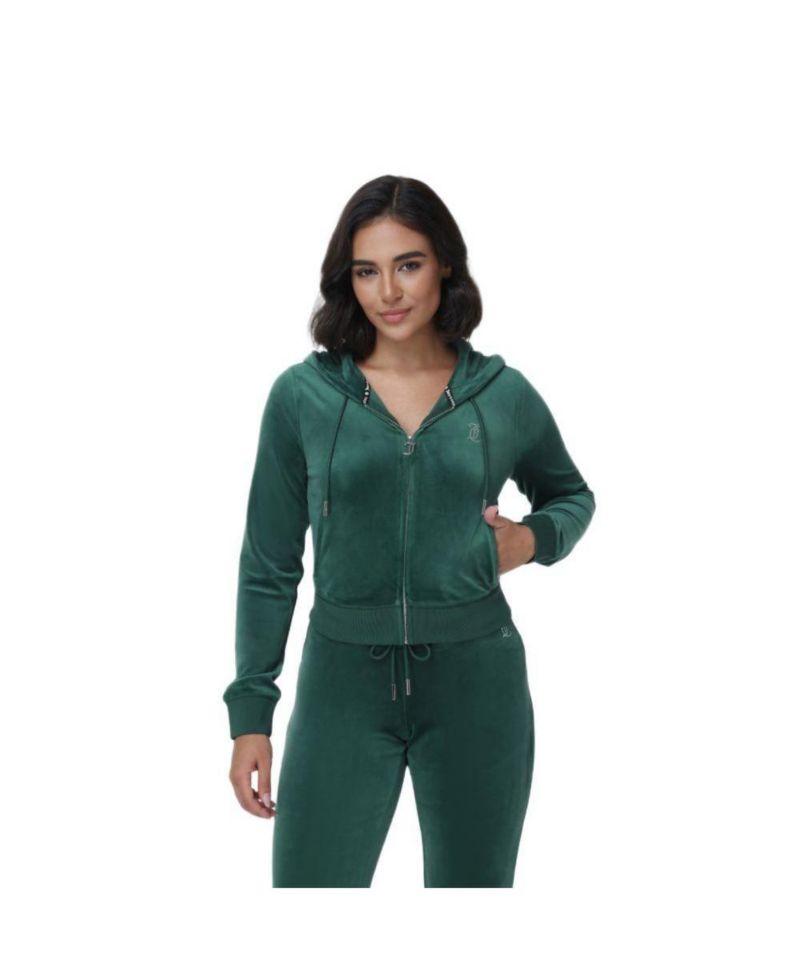 Women's Juicy Full-Zip Velour Hoodie