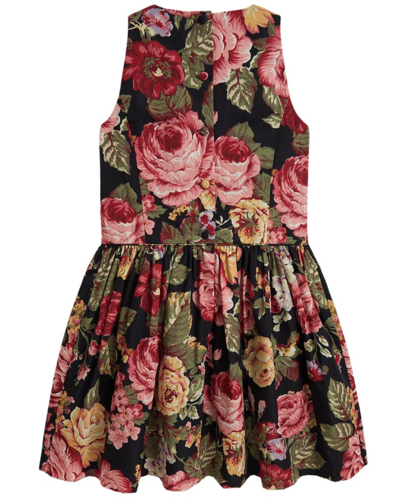 Girls' 7-16 Floral Fit-and-Flare Dress