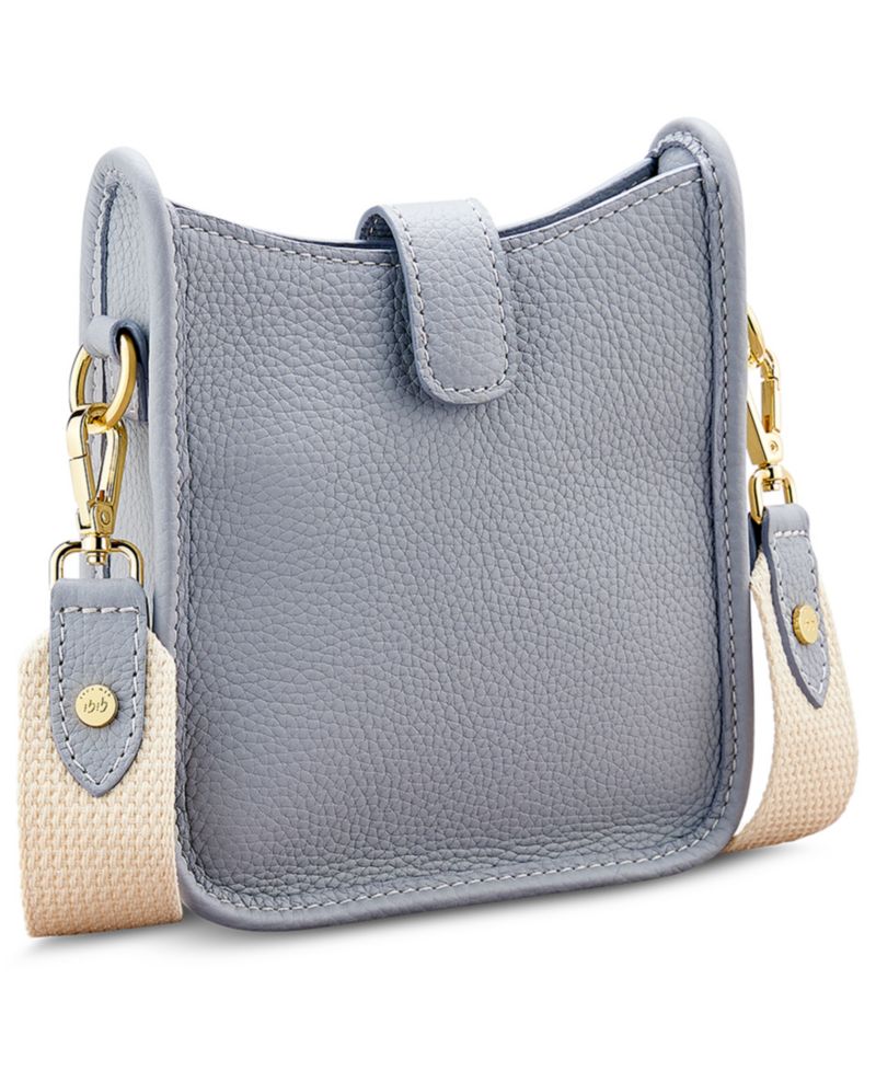 Ellie Pebble Leather Mini Crossbody Handbag