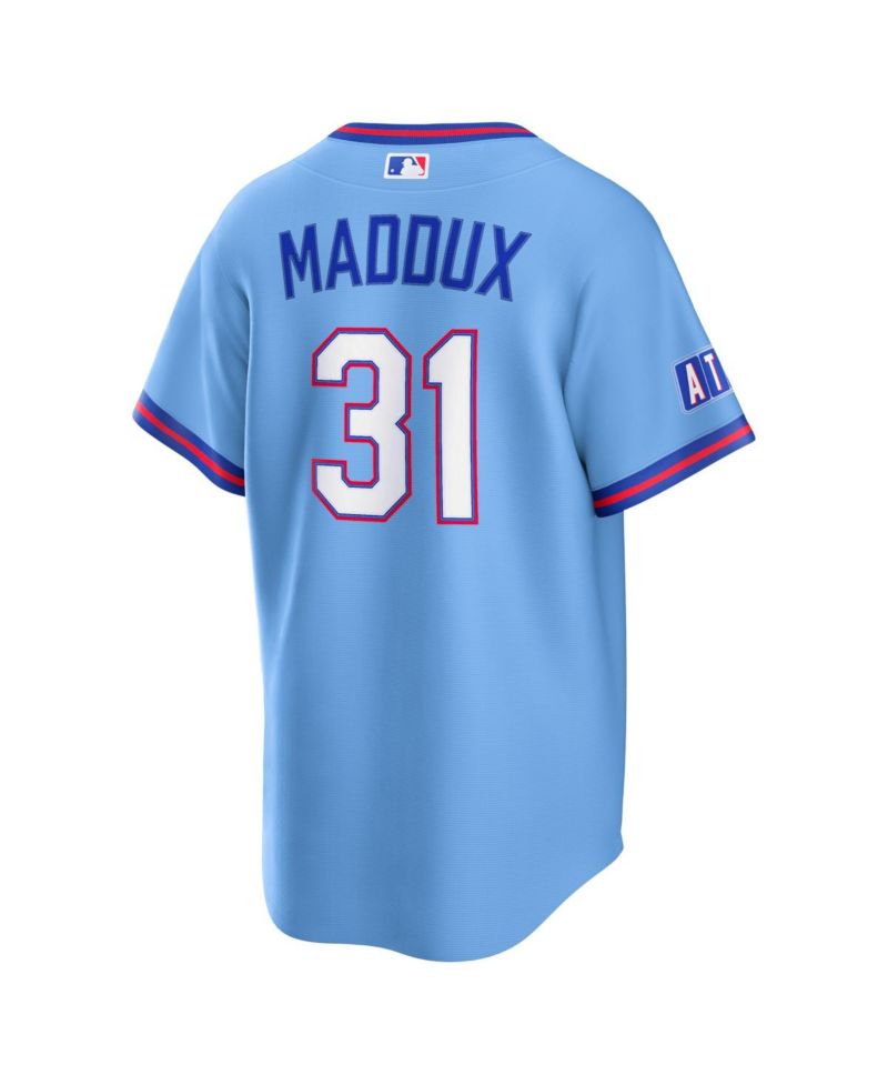 Men's Greg Maddux Powder Blue Atlanta Braves 2026 City Connect Stadium Jersey