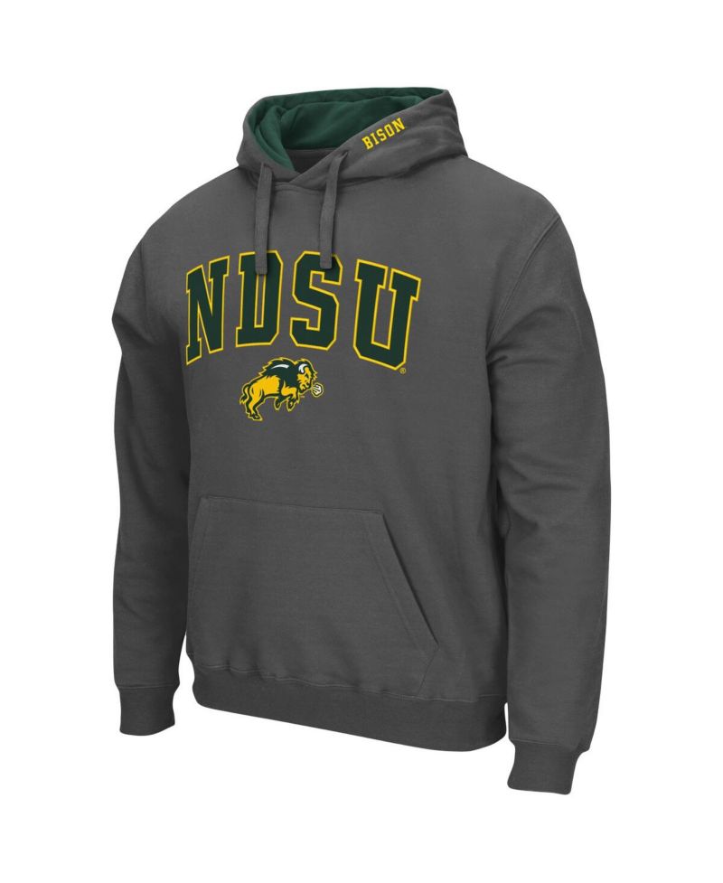 Men's NDSU Bison Arch and Logo Pullover Hoodie