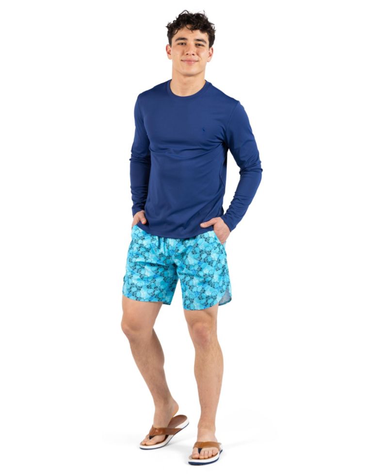 Men's Skulls Printed Swim Shorts