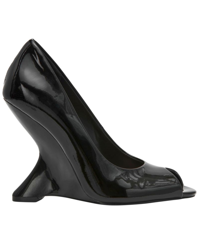 Women's Palmetto High Peep Sculpted Wedge Pumps