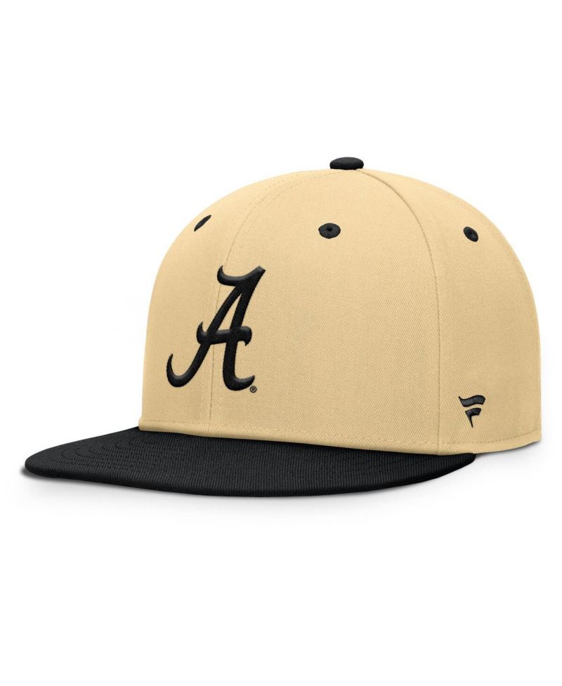 Men's Gold/Black Alabama Crimson Tide Balance Fitted Hat