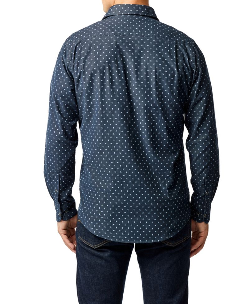 Men's Harrington Long Sleeve Slim Fit Shirt