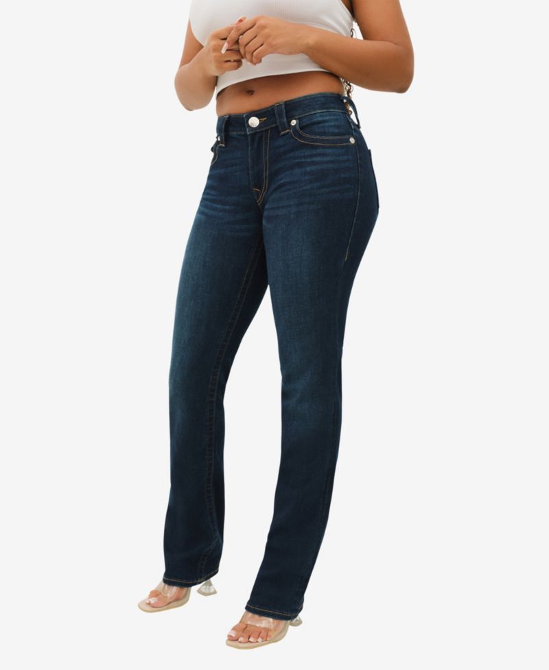Women's Billie Mid Rise Straight Jeans