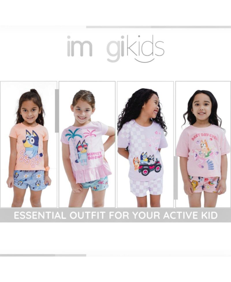 Toddler Girls (2T-12) 2-Piece T-Shirt and Shorts Set