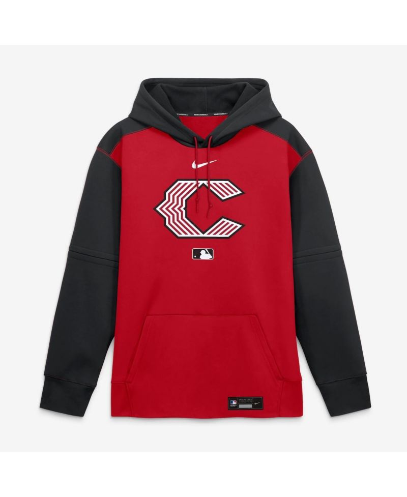 Men's Red/Black Cincinnati Reds 2026 City Connect Authentic Collection Therma-FIT Hoodie