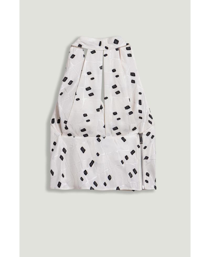 Women's Printed Halter Blouse