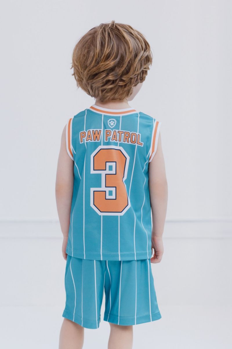 Boys Mesh Jersey Tank Top and Basketball Shorts Athletic Outfit Set