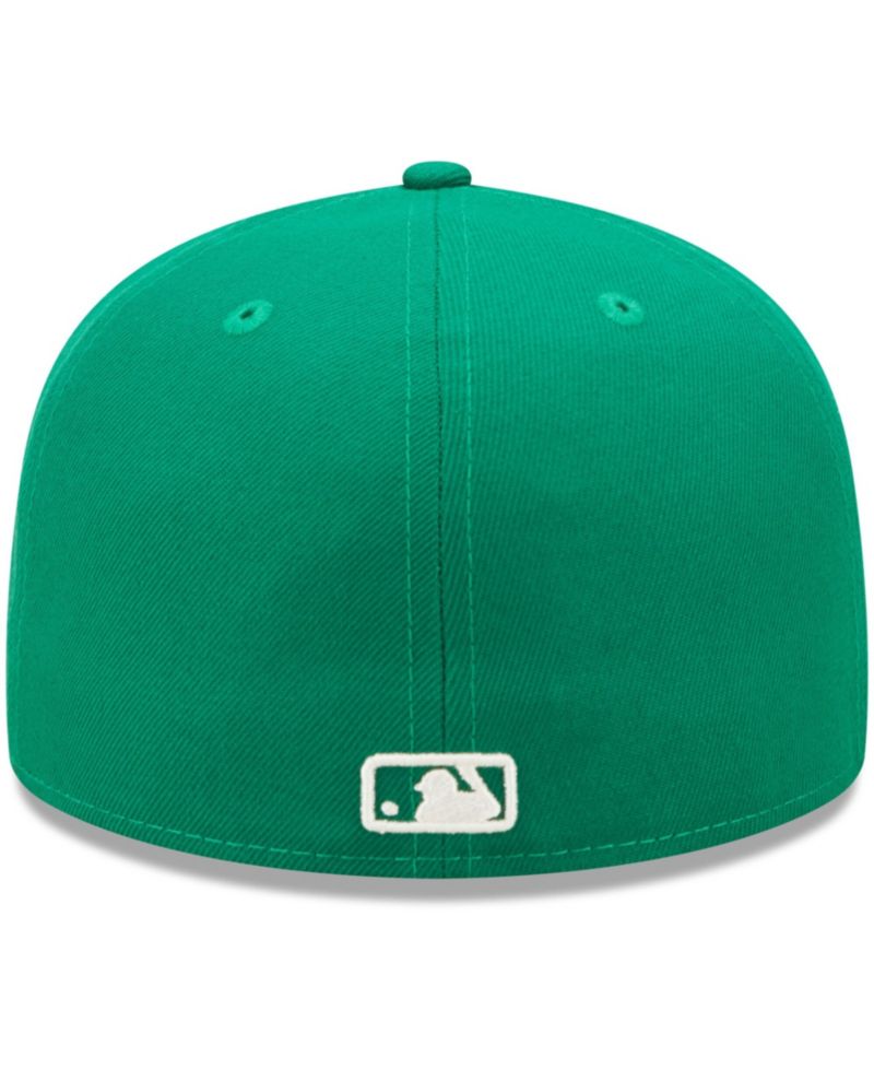 Men's Kelly Green New York Mets White Logo 59FIFTY Fitted Hat