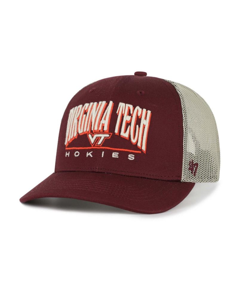 Men's Maroon Virginia Tech Hokies Arid Adjustable Trucker Hat
