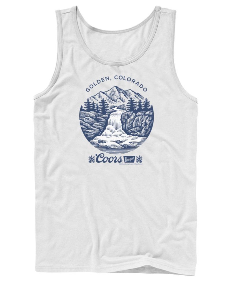 Men's Coors Golden Colorado Hops Graphic Tank Top