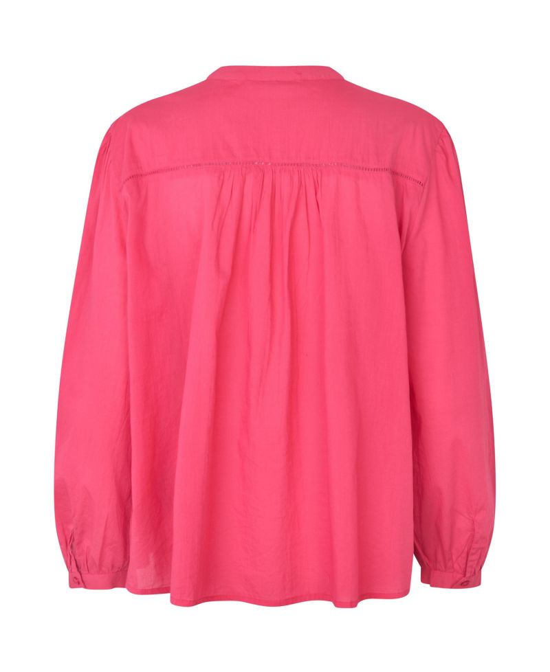 Women's MaIlvianne Long-Sleeve Pintuck-Detail Gathered-Waist Blouse