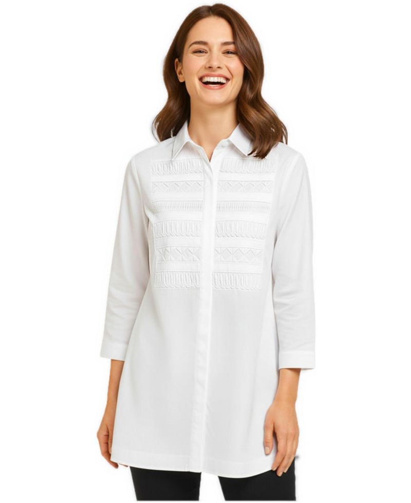 Women's Handmade Button-Front Pitch Perfect Tunic