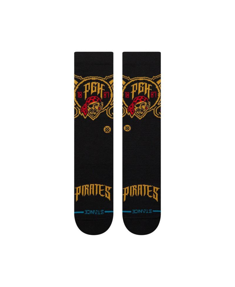 Men's and Women's Black Pittsburgh Pirates 2026 City Connect Crew Socks