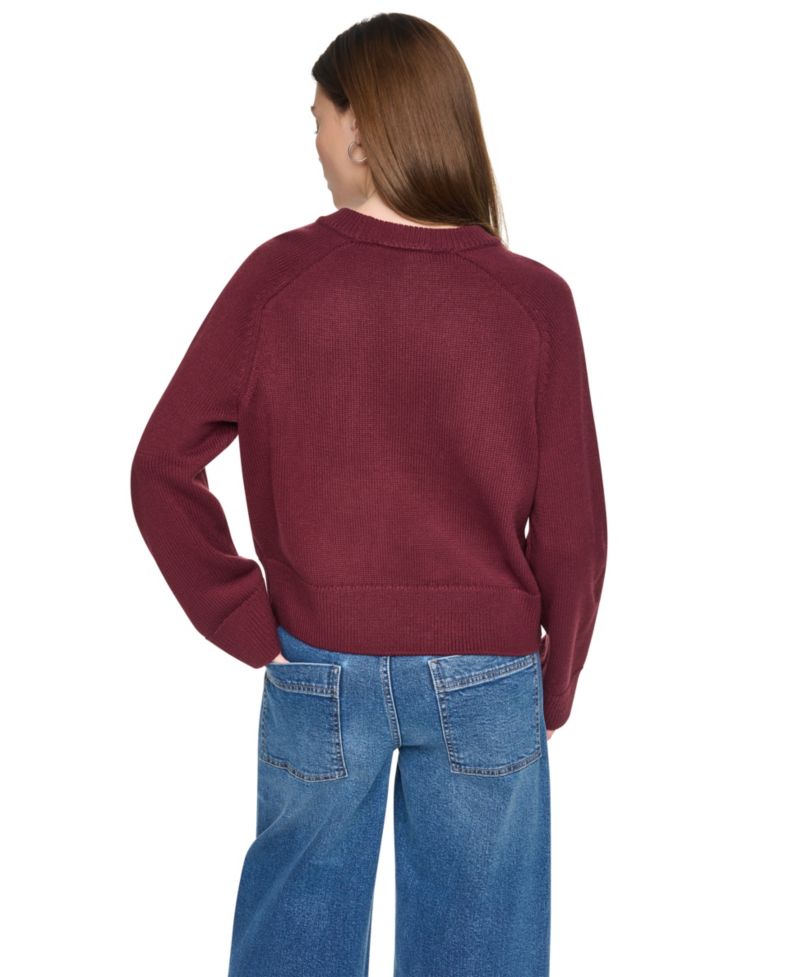 Women's Bell-Sleeve Raglan Sweater