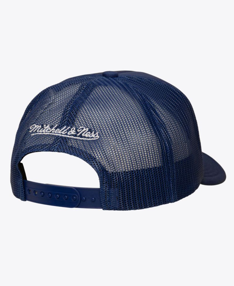 Men's Navy Edmonton Oilers Head Coach Trucker Adjustable Hat