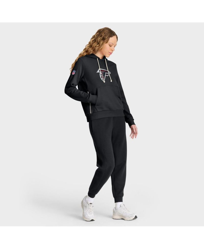 Women's Black Atlanta Falcons Sideline Standard Issue Initial Home Dri-FIT Hoodie