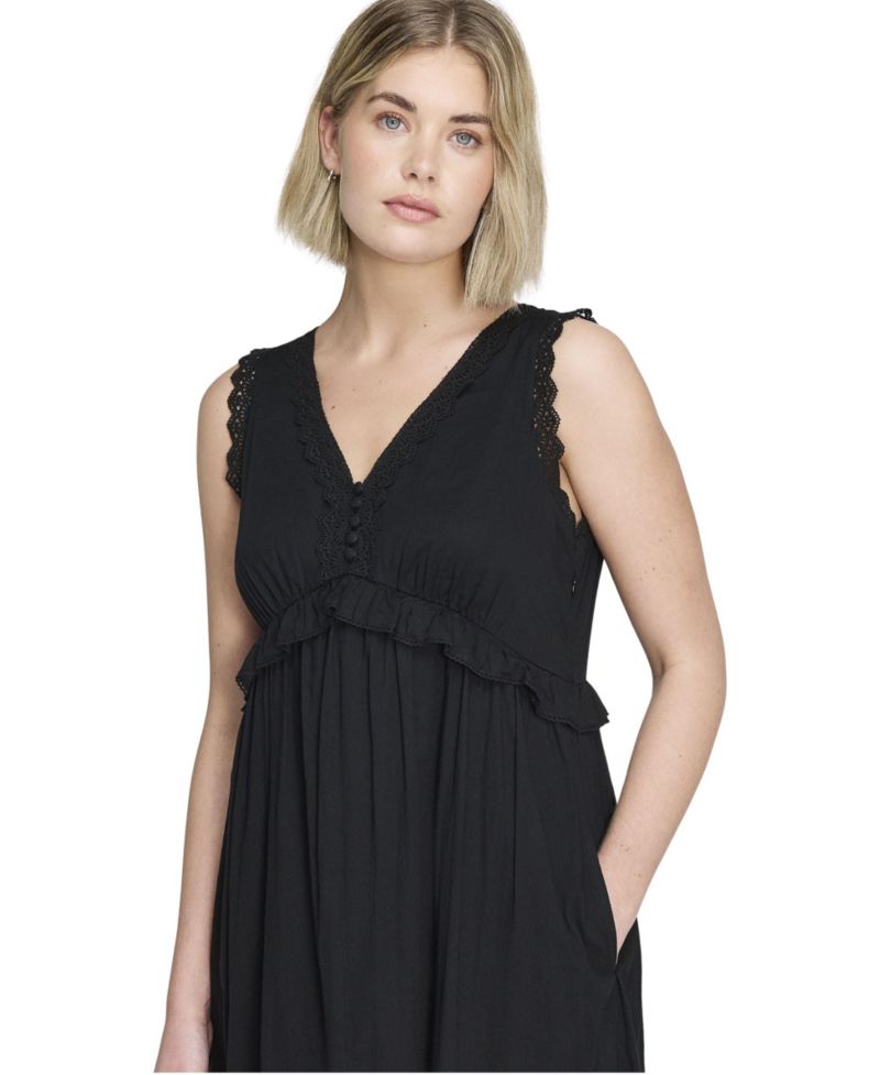 Women's Myriam V-Neck Tiered Midi Dress