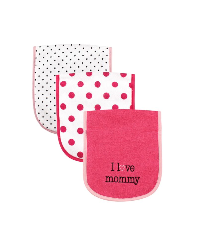 Cotton Burp Cloths with Fiber Filling