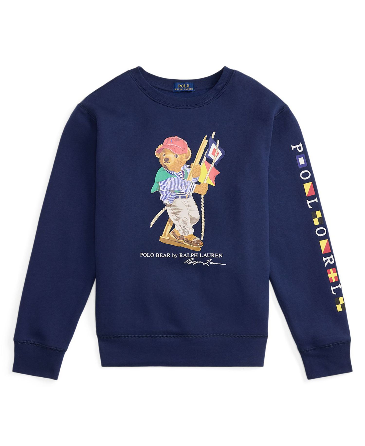 Флисовая толстовка Polo Bear с длинными рукавами для мальчиков 8-20 лет