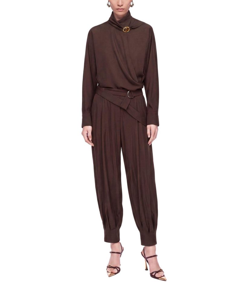 Women's Belted Harem Trousers