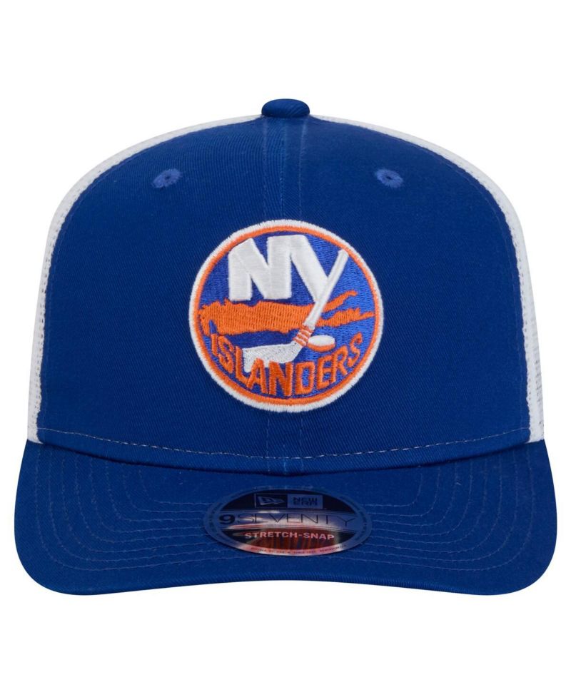 Men's Royal/White New York Islanders Core Trucker 9SEVENTY Stretch-Snap Hat