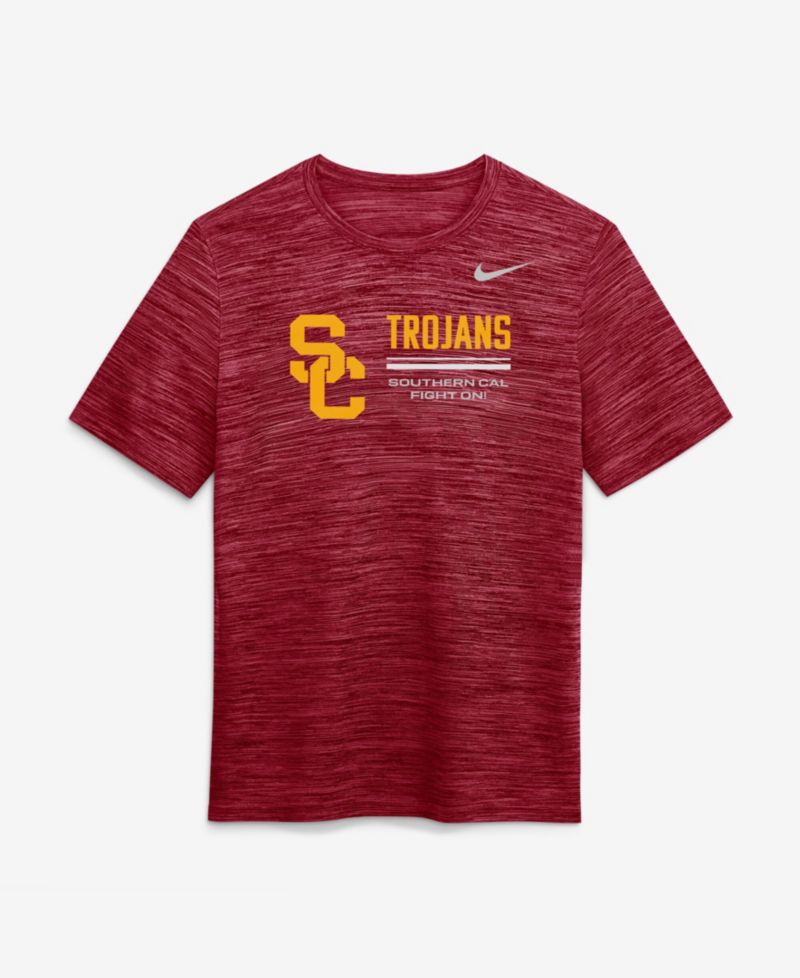 Men's Cardinal USC Trojans Sideline Velocity Dri-FIT T-Shirt