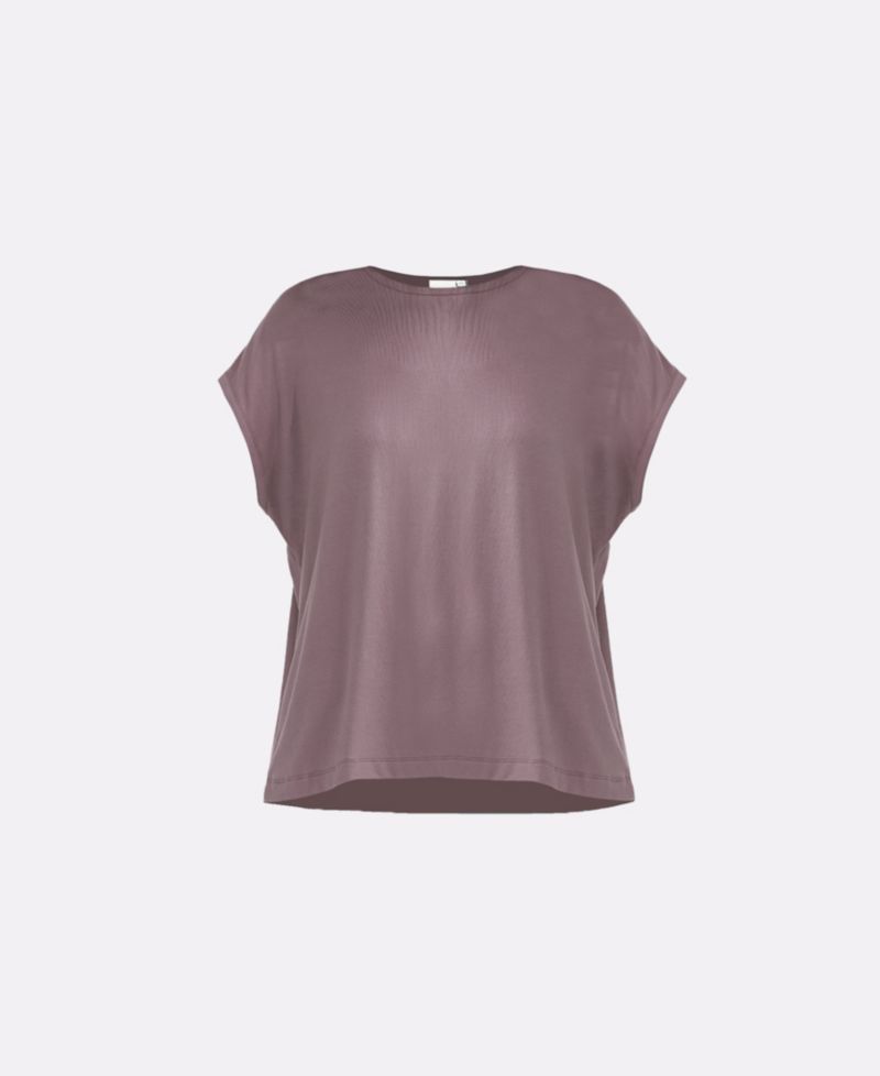 Women's Relaxed Tee in Dusty Rose