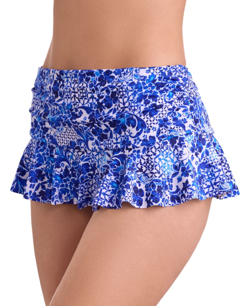 Women's Halo Printed Swim Skirt