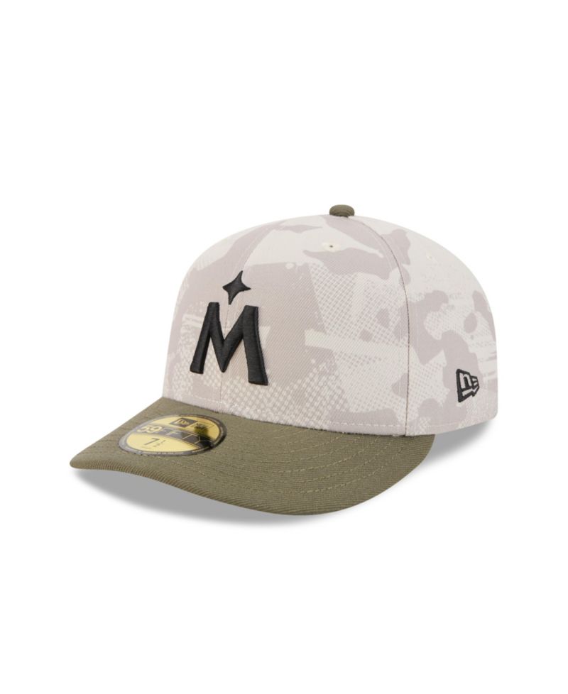 Men's Light Beige/Olive Minnesota Twins 2025 Armed Forces Day 59FIFTY Fitted Hat