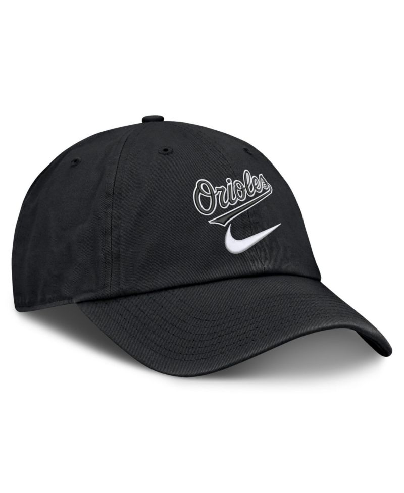 Men's Black Baltimore Orioles Primetime Club Adjustable Hat