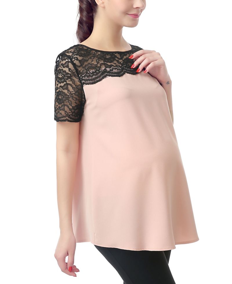 Women's Lace Trim Blouse