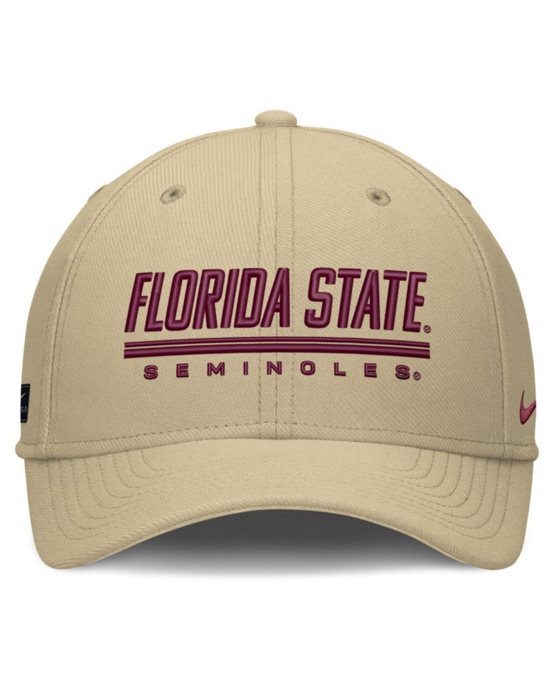 Men's Gold Florida State Seminoles Game Day Rise Swooshflex Hat