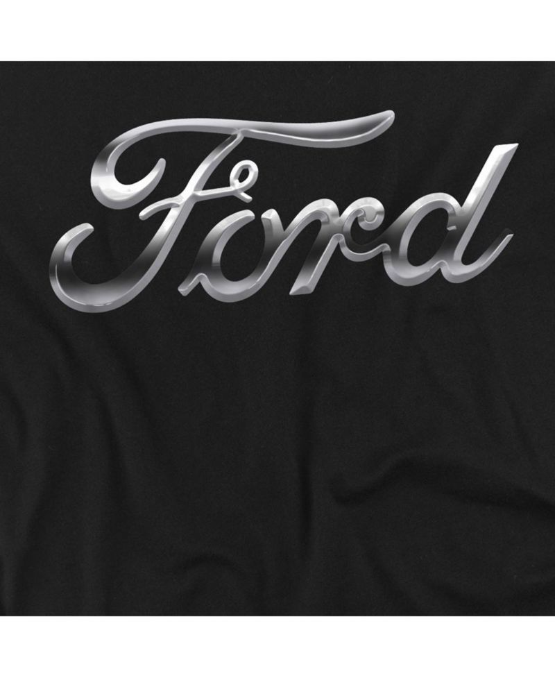 Big & Tall Chrome Ford Logo T-Shirt