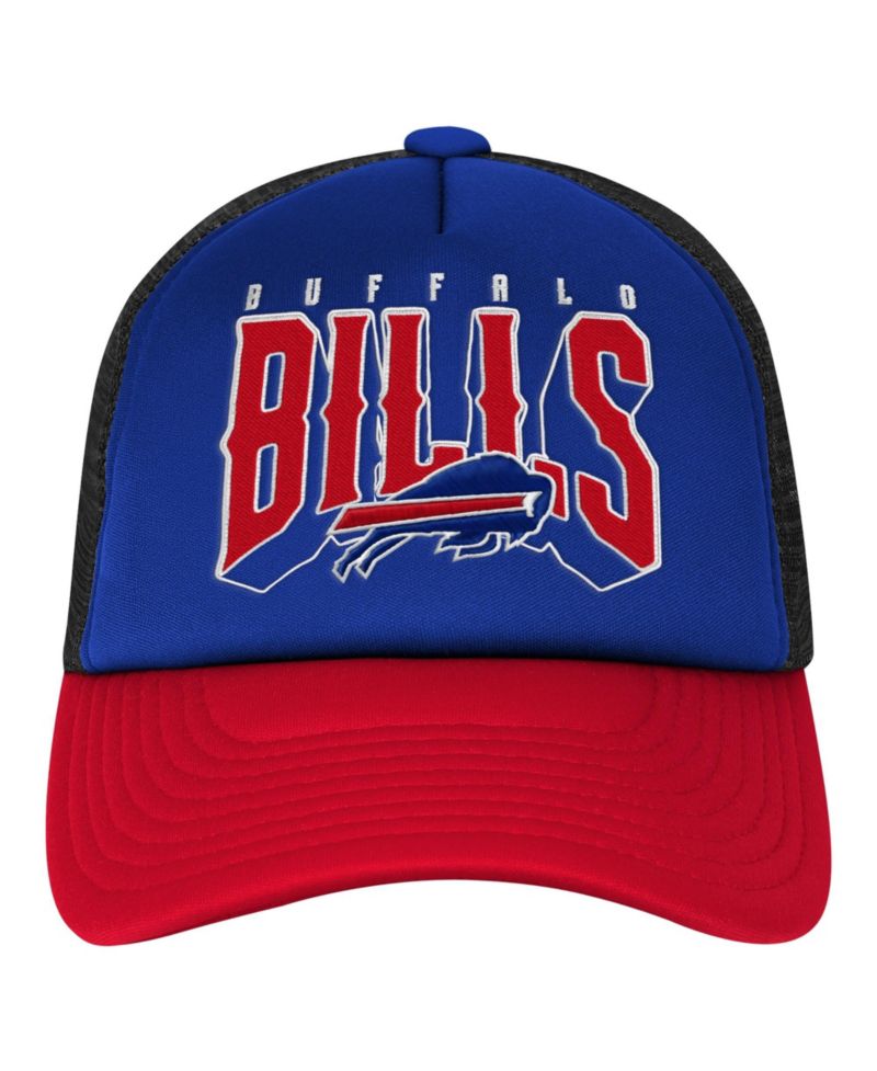 Big Boys and Girls Buffalo Bills Handoff Foam Front Panel, Curved-Bill Trucker Hat