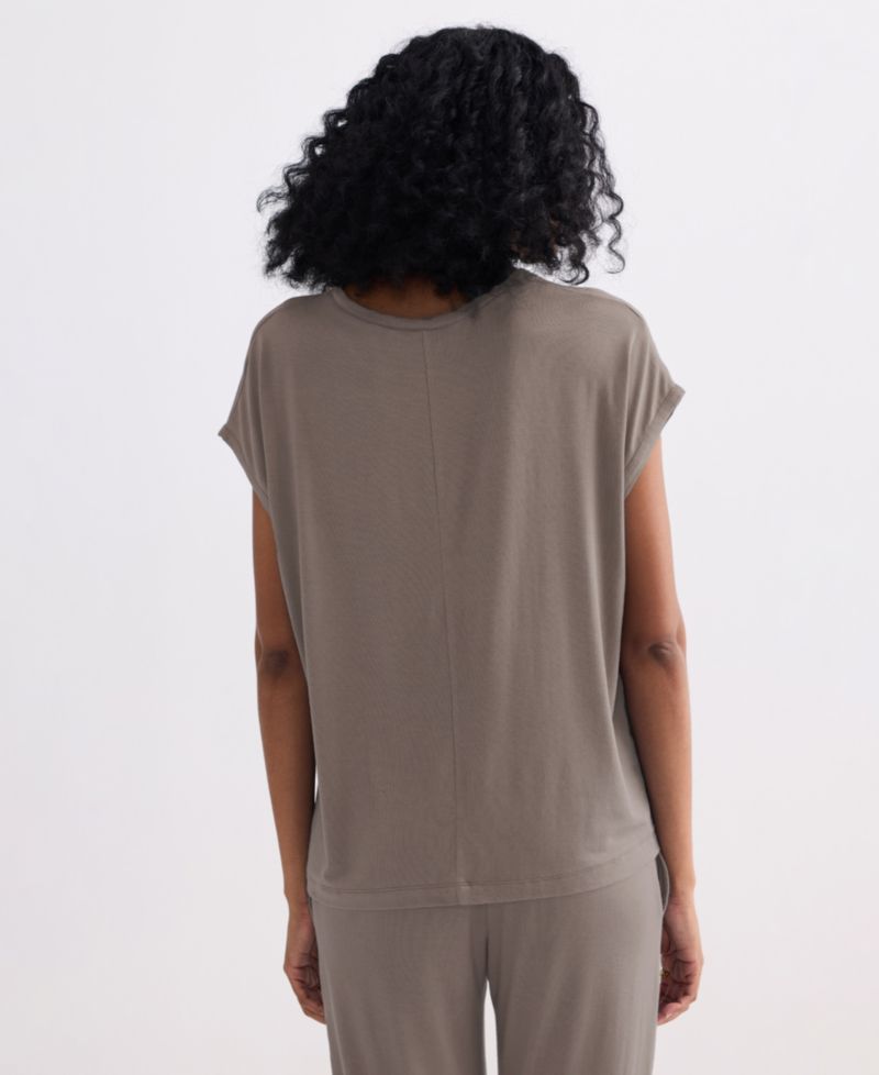 Women's Relaxed Tee in Earth Grey