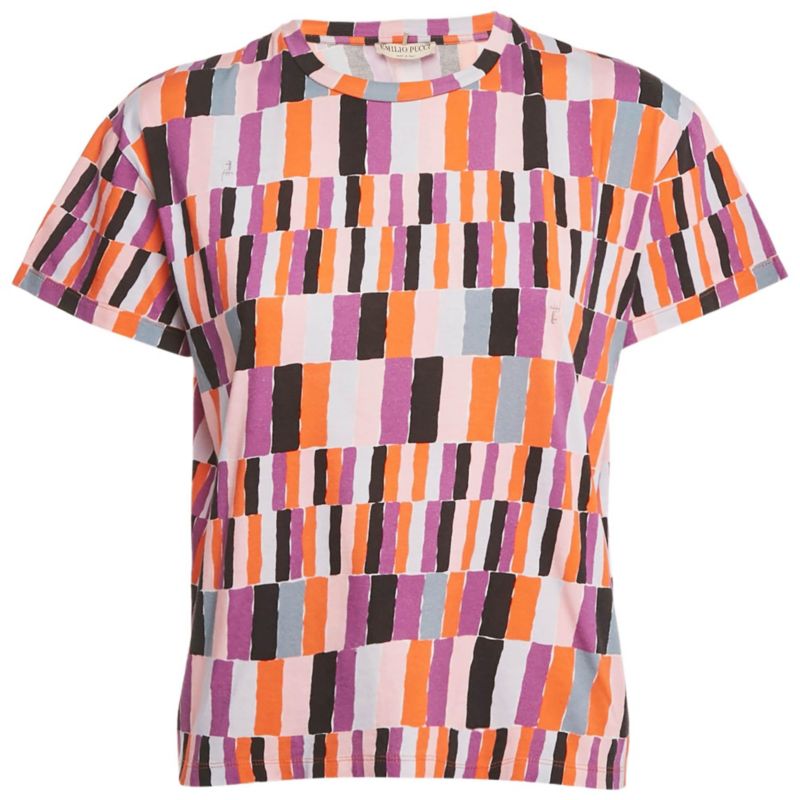 Women's Multicolor Printed Jersey T-Shirt