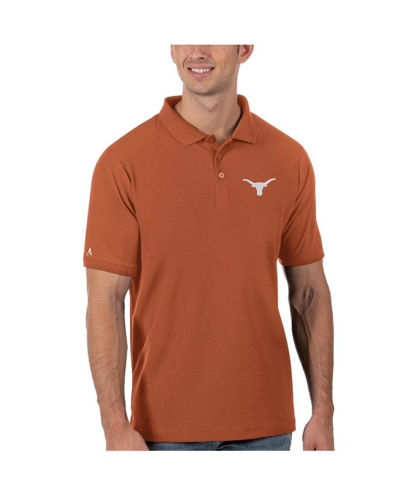 Men's Orange Texas Longhorns Legacy Pique Polo
