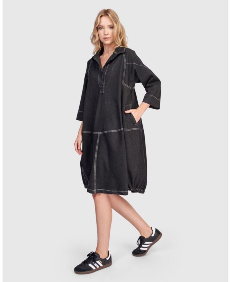 Women's Panama Oversized Shirt Dress