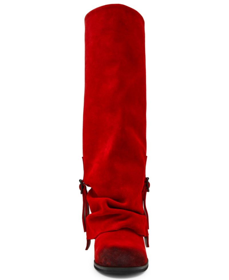 Women's Bozeman Cuffed Block Heel Tall Slouch Boots