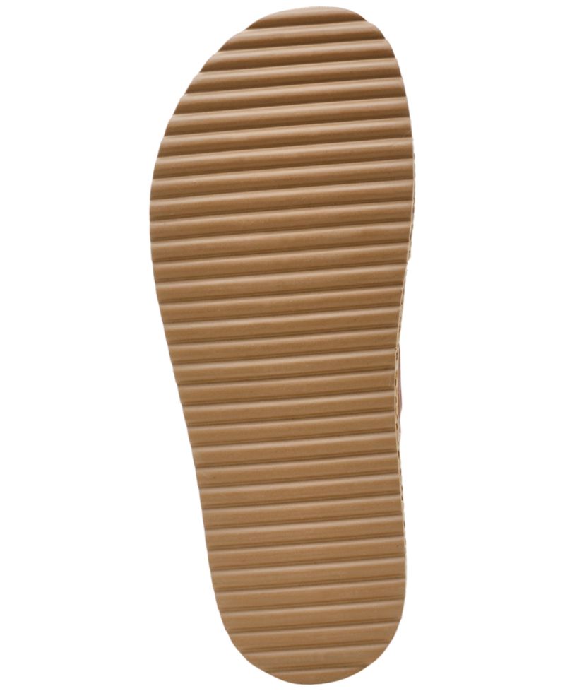 Women's Serpent Double Band Footbed Platform Sandals