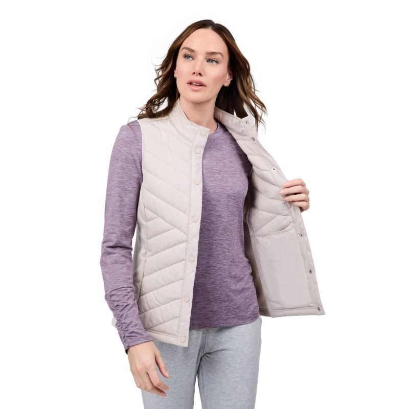 Women's Hybrid Button Front Vest