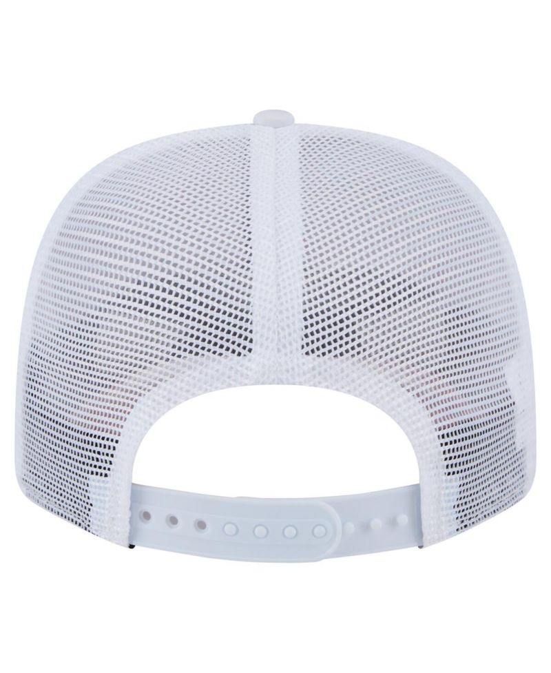 Men's White Texas Rangers Flamingo Mesh Back 9SEVENTY Stretch-Snap Hat