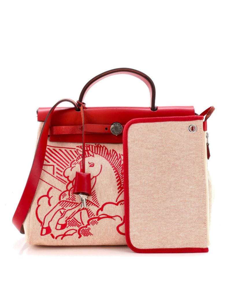 31 Herbag Zip Pegase Pop Toile and Leather